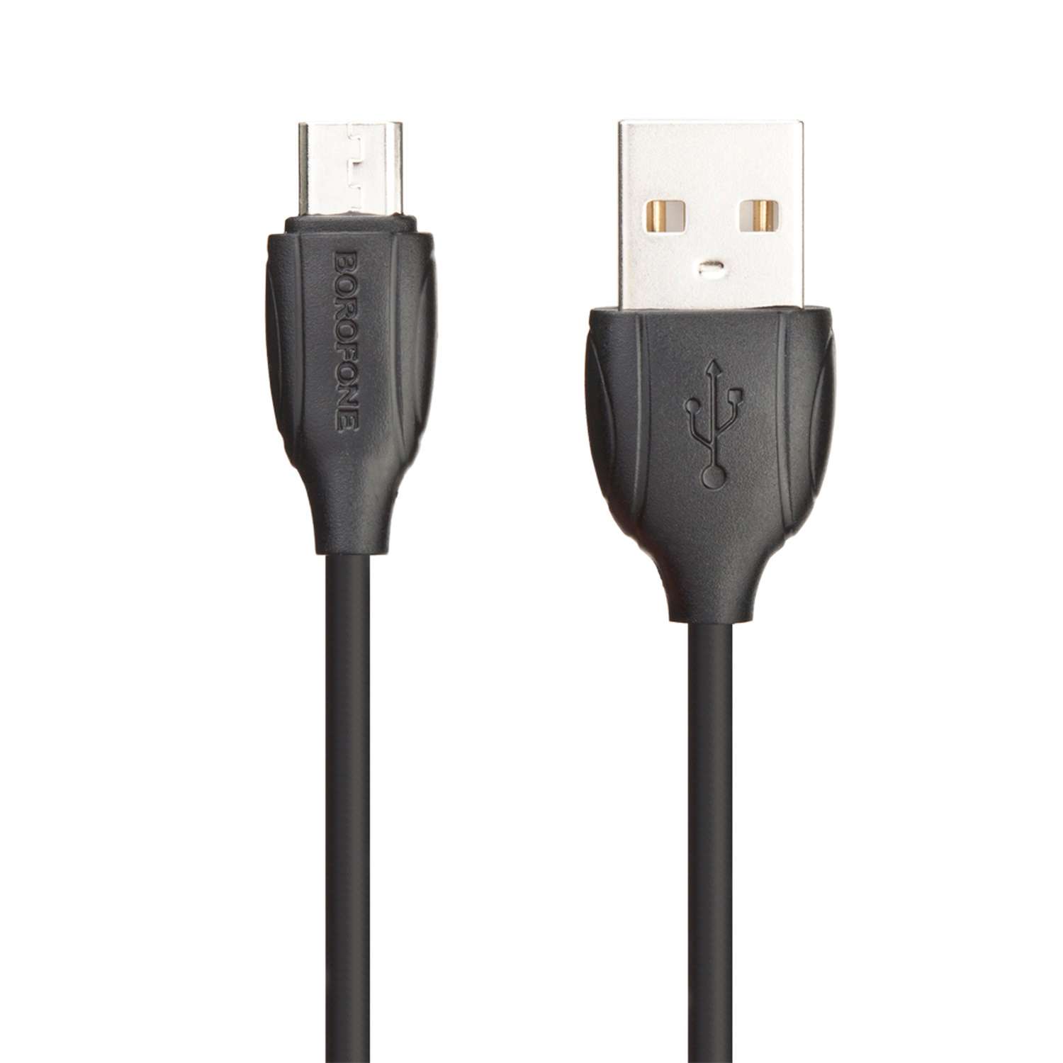 USB кабель Borofone MicroUSB 2.4A 1м - фото 1