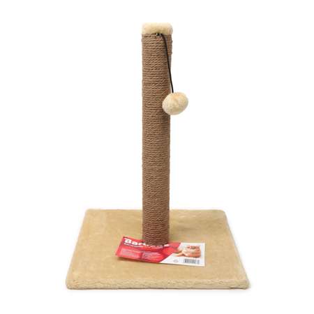 Когтеточка для кошек Barbaks Столбик с игрушкой 48*35см
