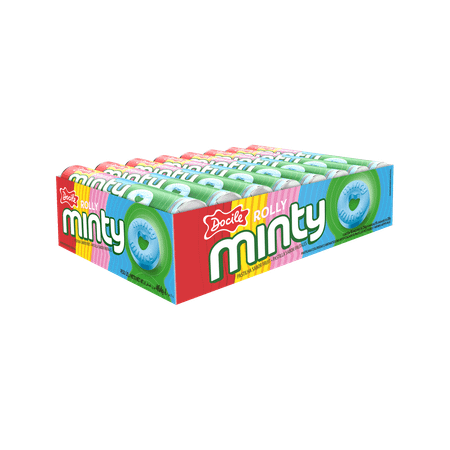 Конфеты Docile Rolly minty fruit Мятные фрукты 29г