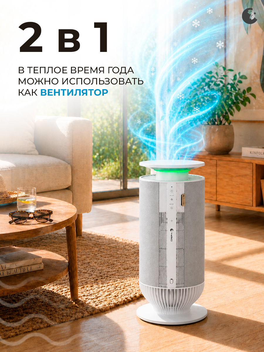 Очиститель воздуха HANZO HANZO PL-5 White - фото 12
