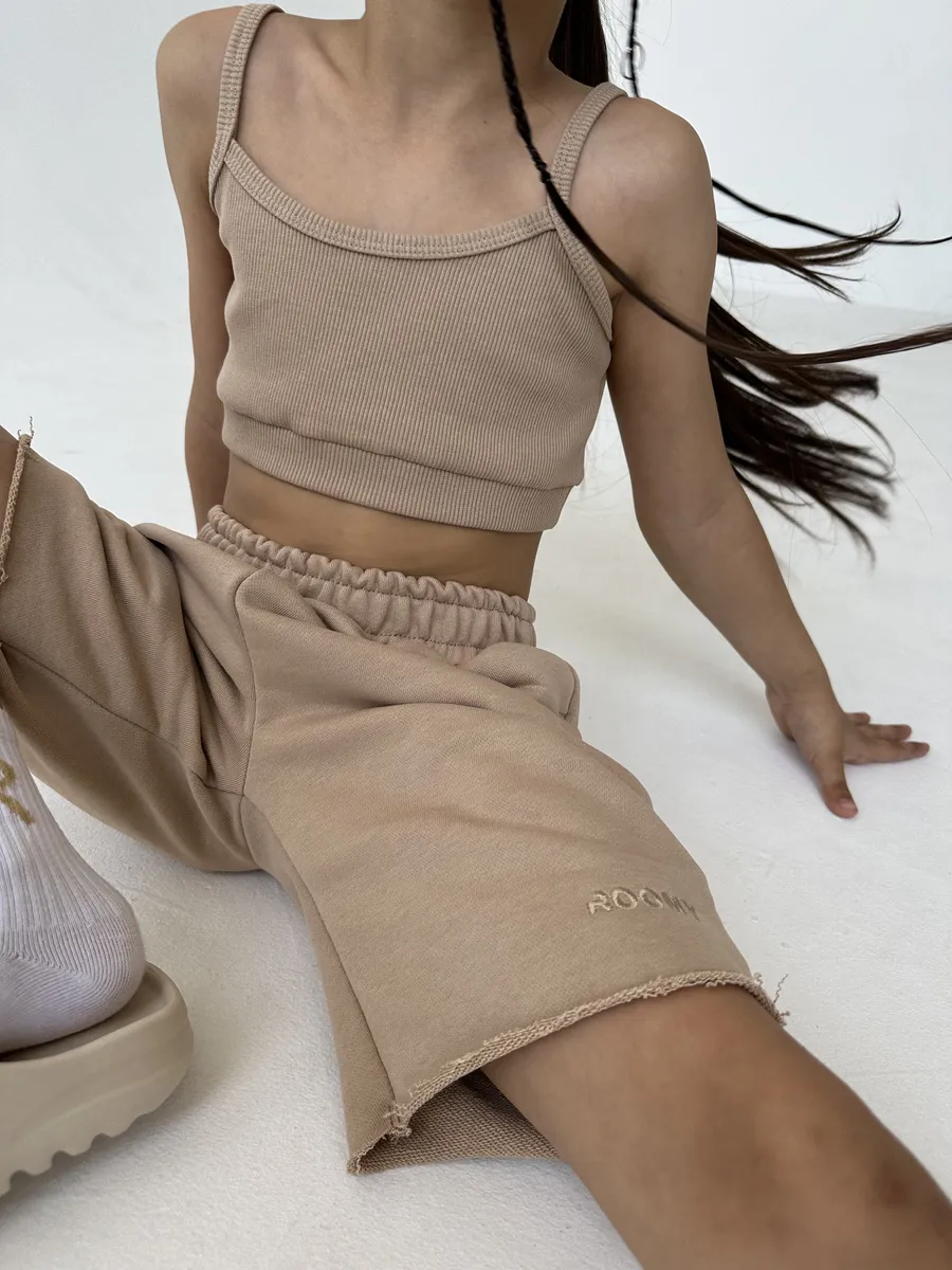 Шорты ROOMY ESSENCE COMFYshorts/beige - фото 2