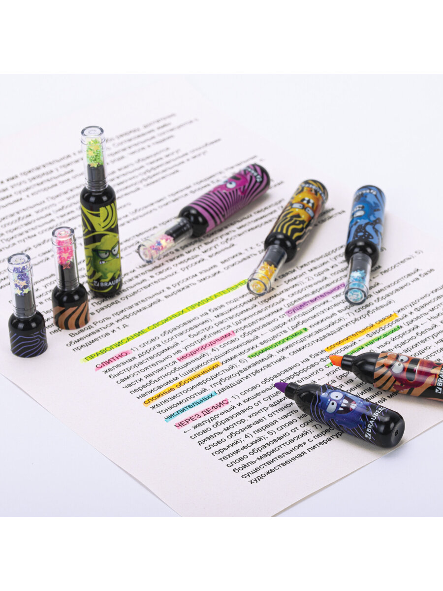 Текстовыделители Brauberg 6 шт. - фото 8