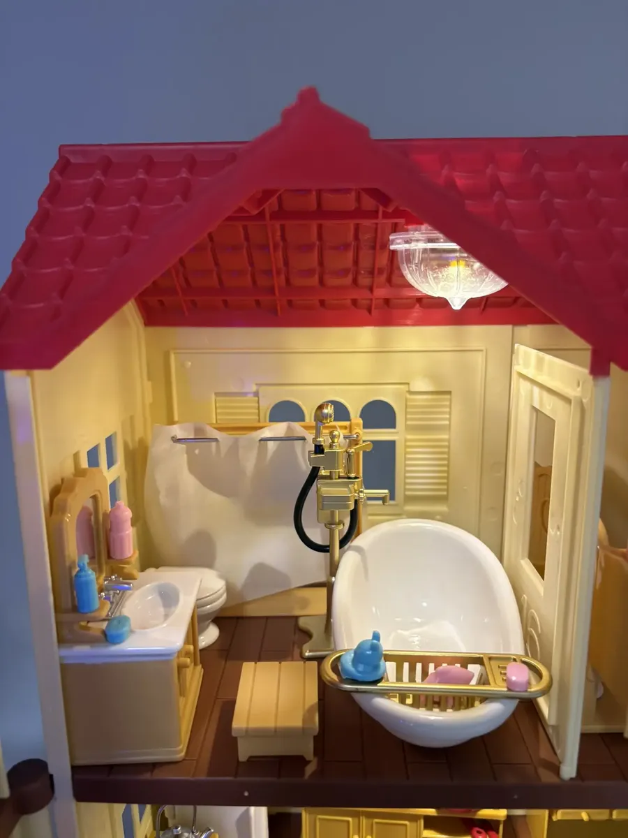 Домик для кукол CyberToy с мебелью 012-1 - фото 7