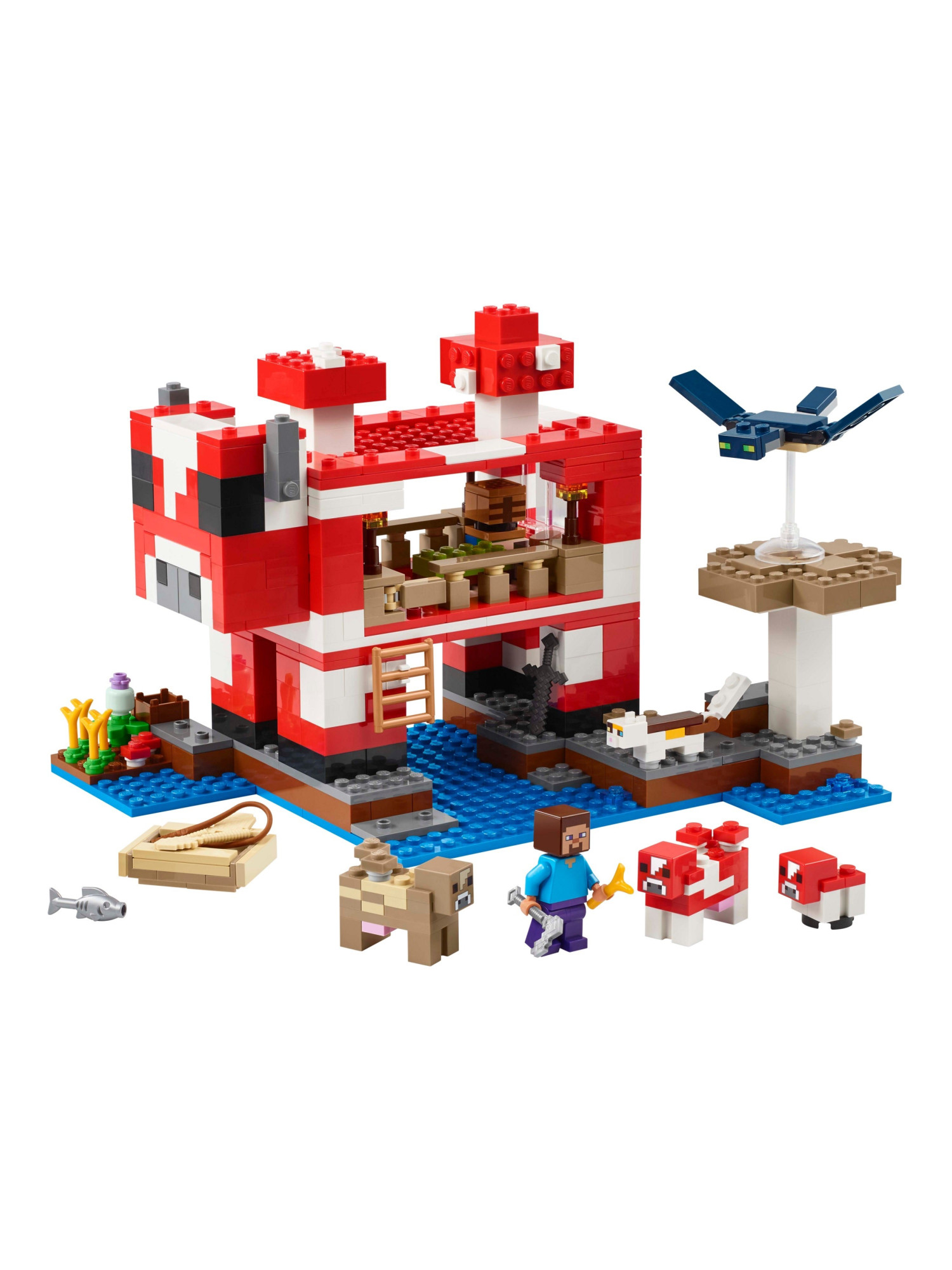 Конструктор LEGO Minecraft Грибной Дом 500 дет. - фото 4
