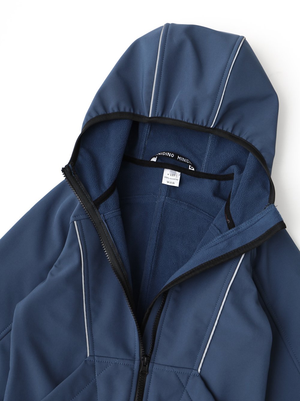 Комбинезон MINIDINO B-VO-Kmb-106/0Комбинезон софтшелл Иззи синяя дымка детский - фото 4