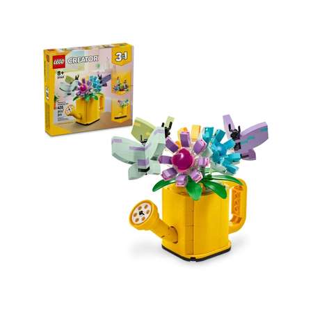 Конструктор LEGO Creator Цветы в лейке блочный