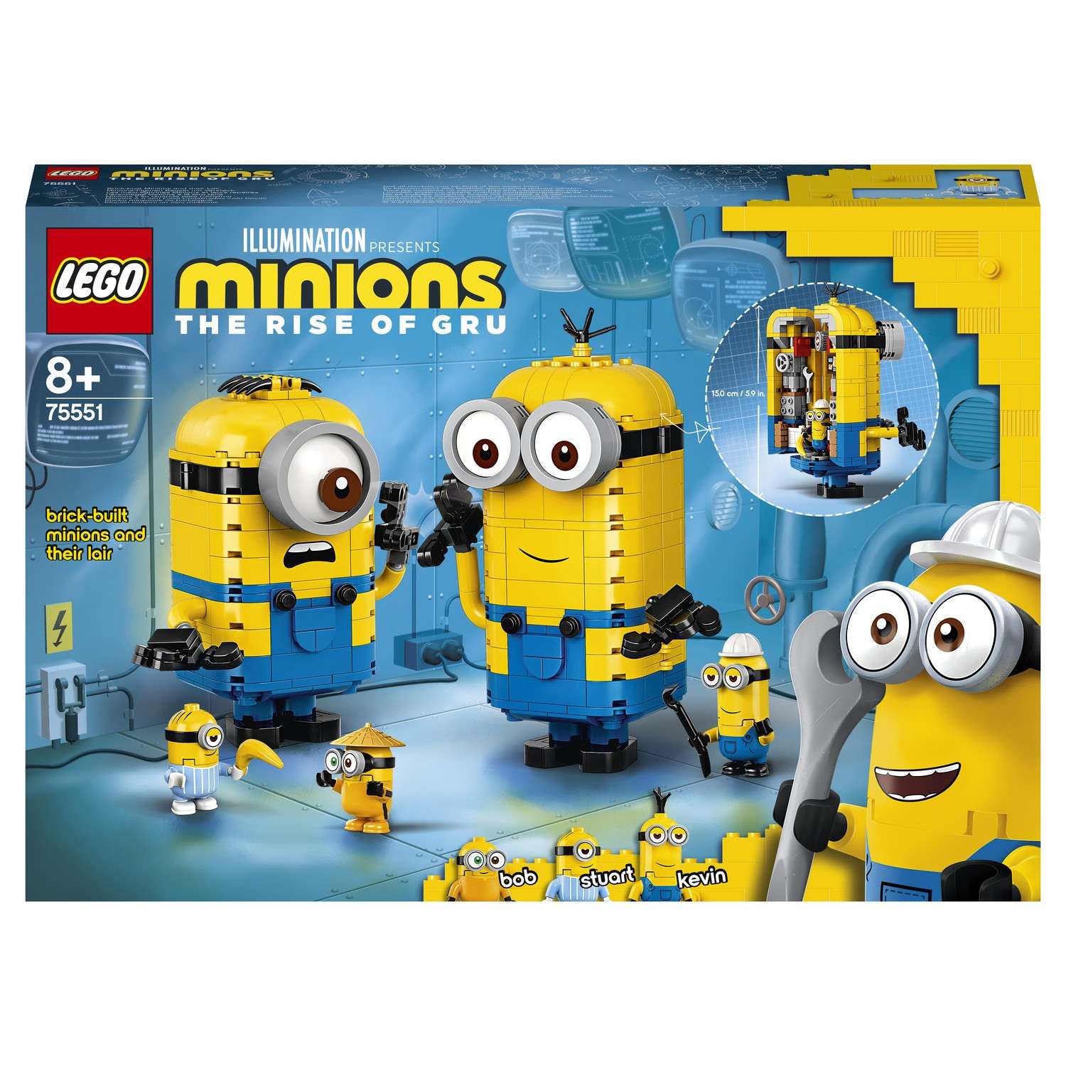 Конструктор LEGO Minions Миньоны и дом блочный - фото 2