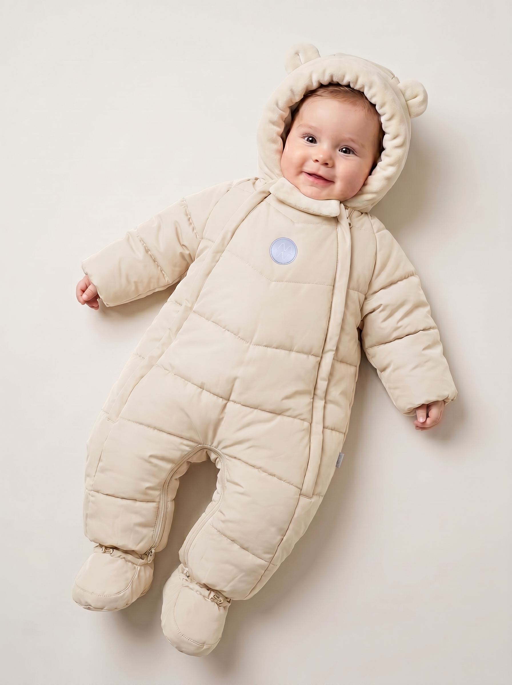 Комбинезон NIKASTYLE 8з0126 крем - фото 4