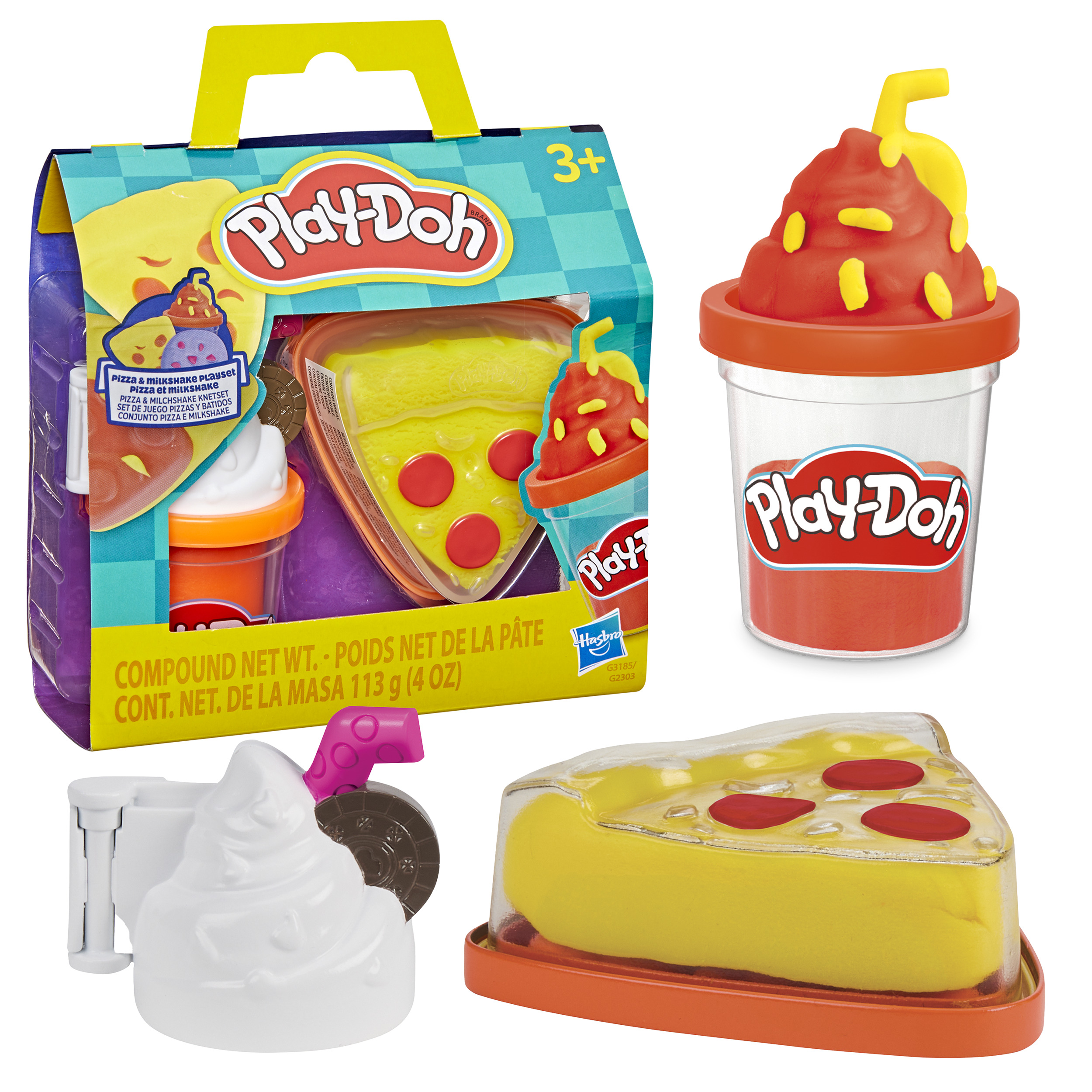 Масса для лепки Hasbro Play Doh Пицца и коктейль - фото 1