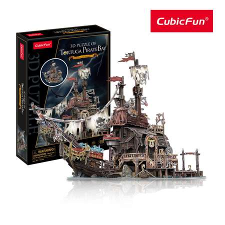 Пазл CubicFun Пиратский корабль Тортуга 3D
