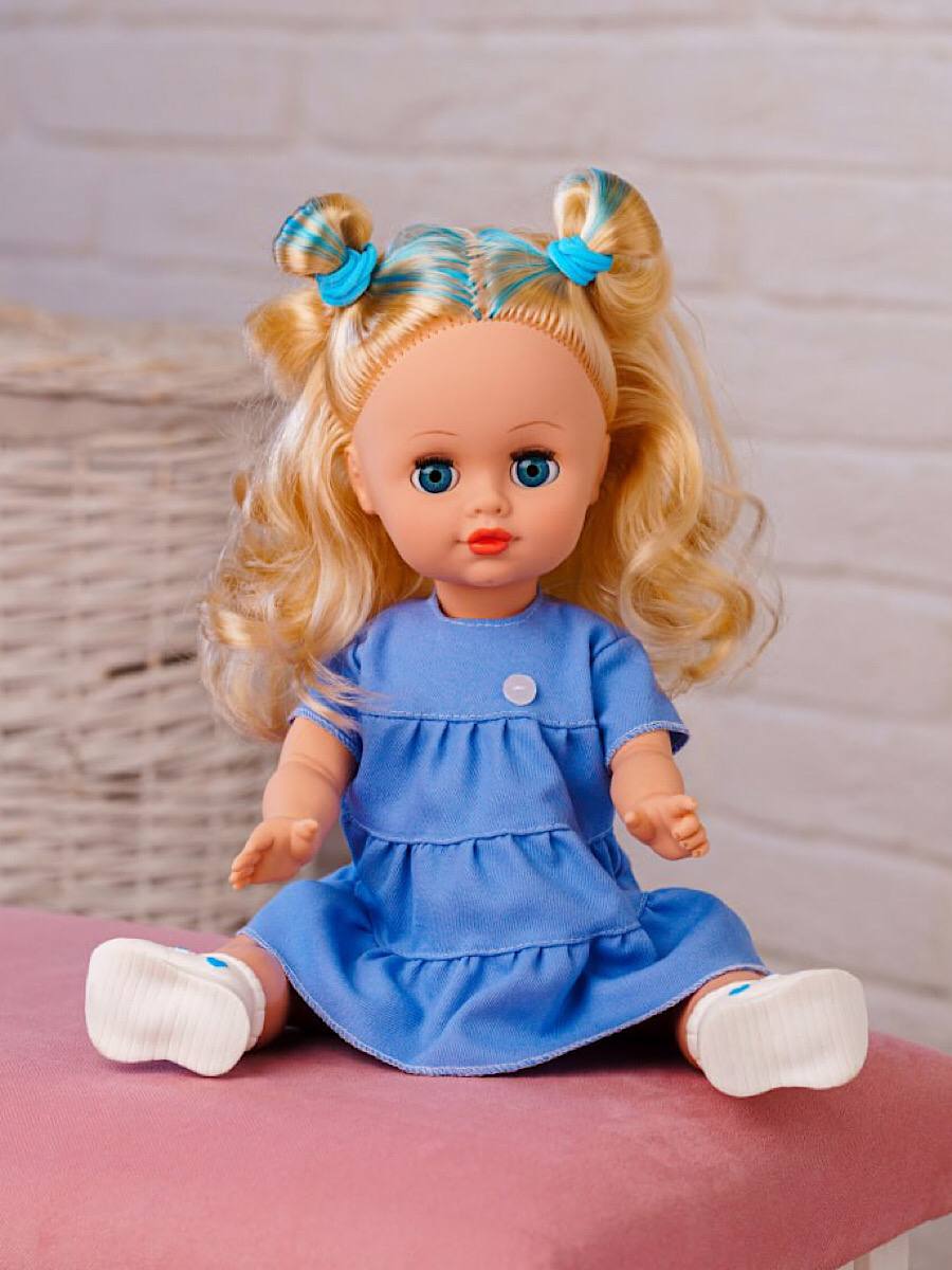Кукла классическая СТРАНА КУКОЛ большая говорящая Карина высота 40 см 21-26.3 - фото 15