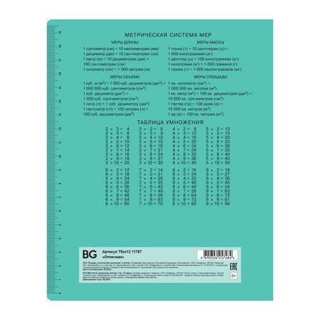 Тетрадь BG клетка 10 шт.