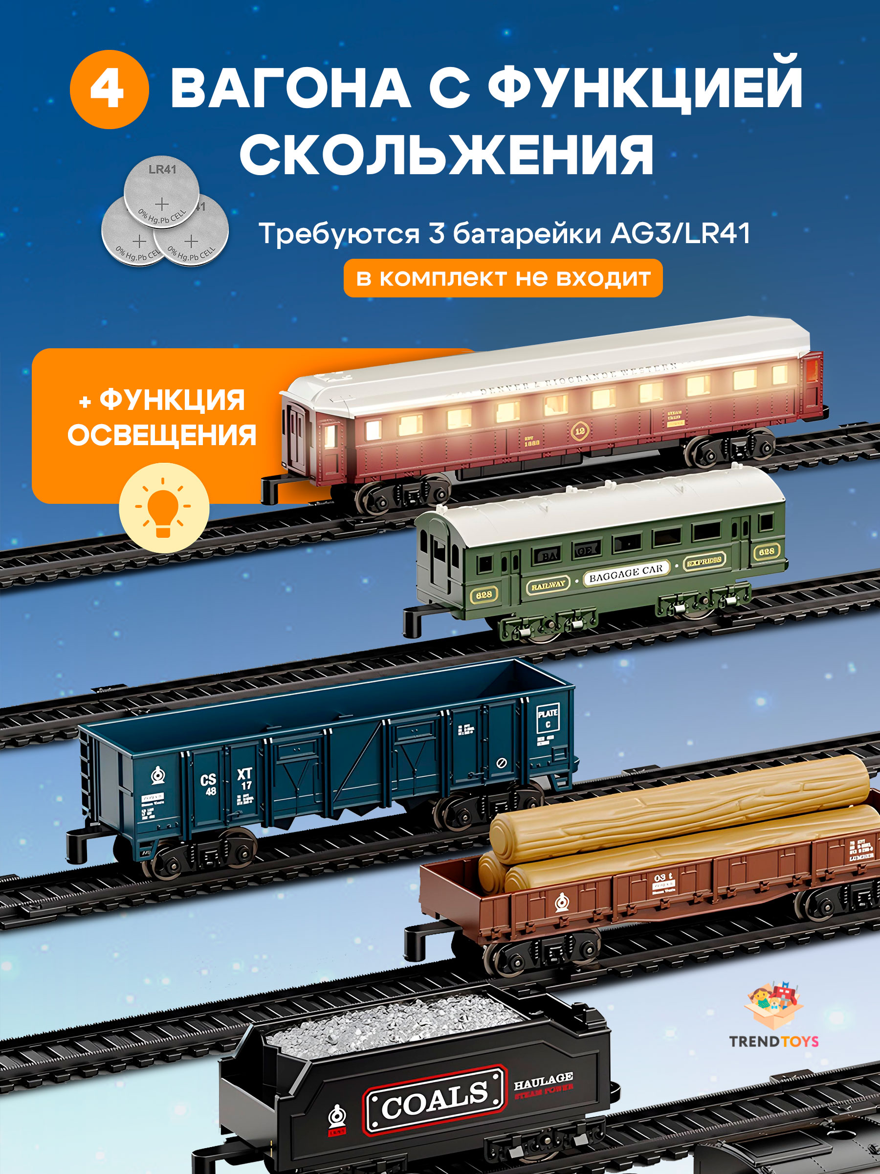 Развивающая железная дорога TrendToys DNT086 - фото 3