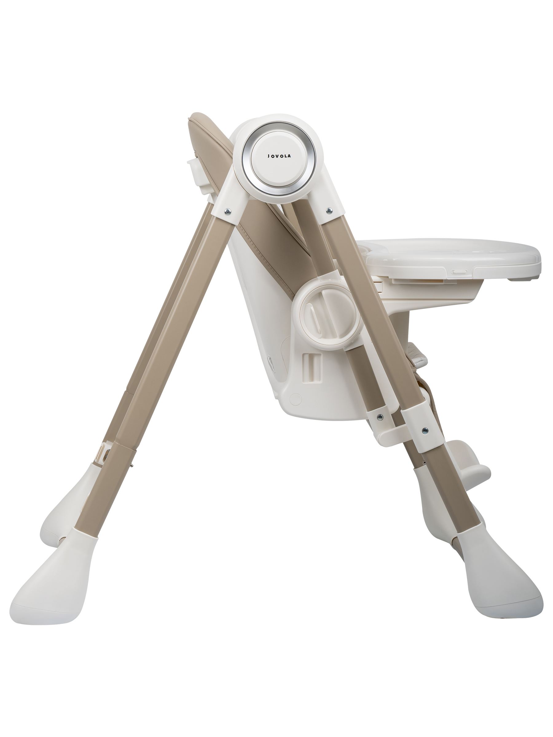Стульчик для кормления JOVOLA Muza с функцией электрокачели серый - фото 13