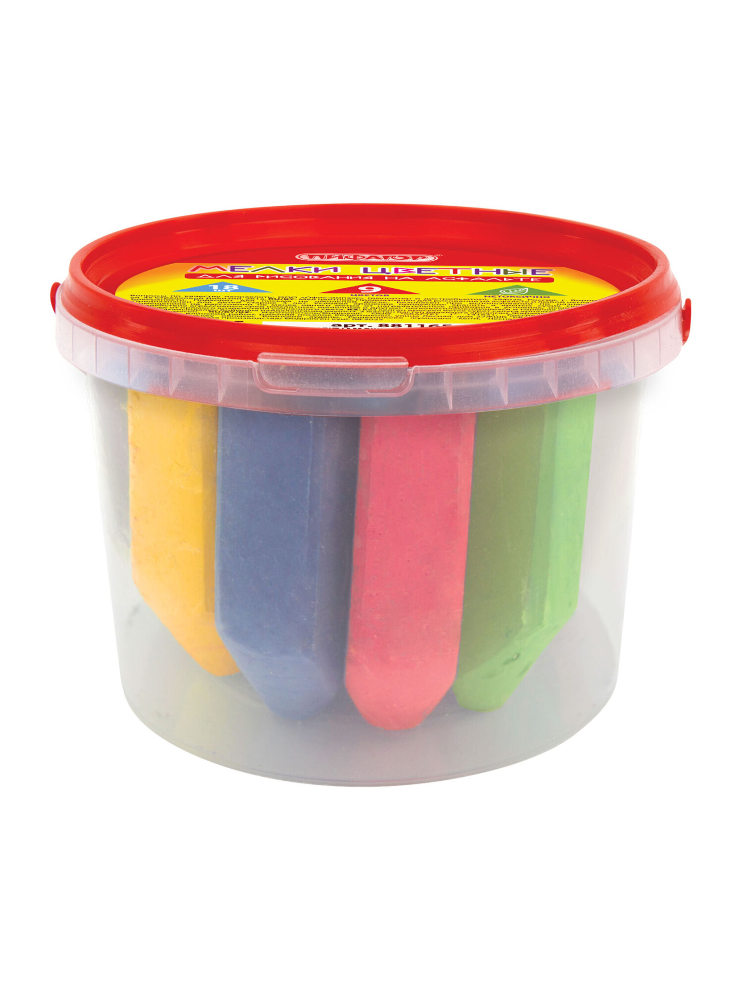 Мел сухой Пифагор 18 шт. - фото 7