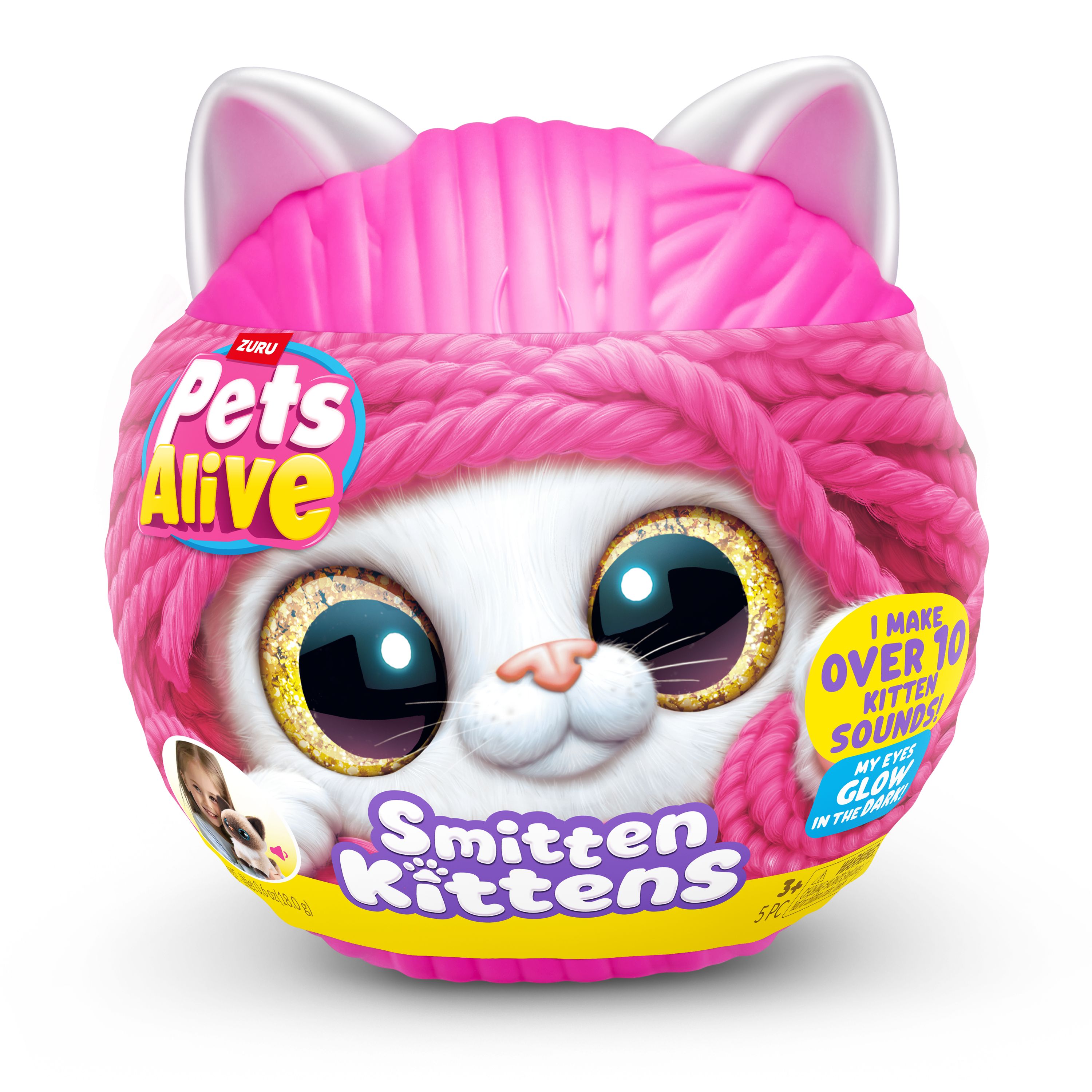 Мягкая игрушка Zuru Pets Alive Smitten Kittens - фото 18