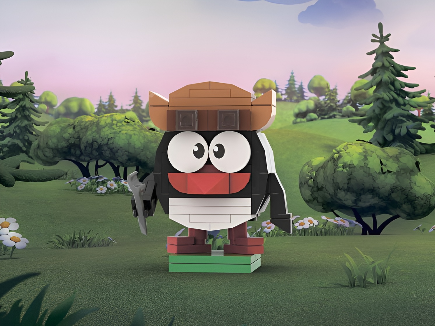 Конструктор brick labs Пин из Смешариков 92 дет. - фото 3