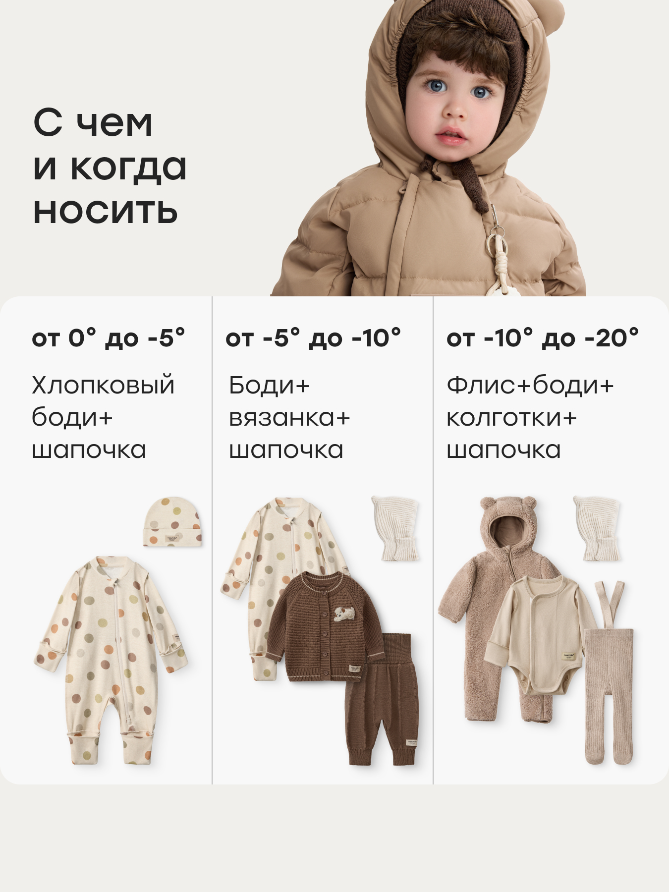 Комбинезон-трансформер Happy Baby 89145-0_cream - фото 7
