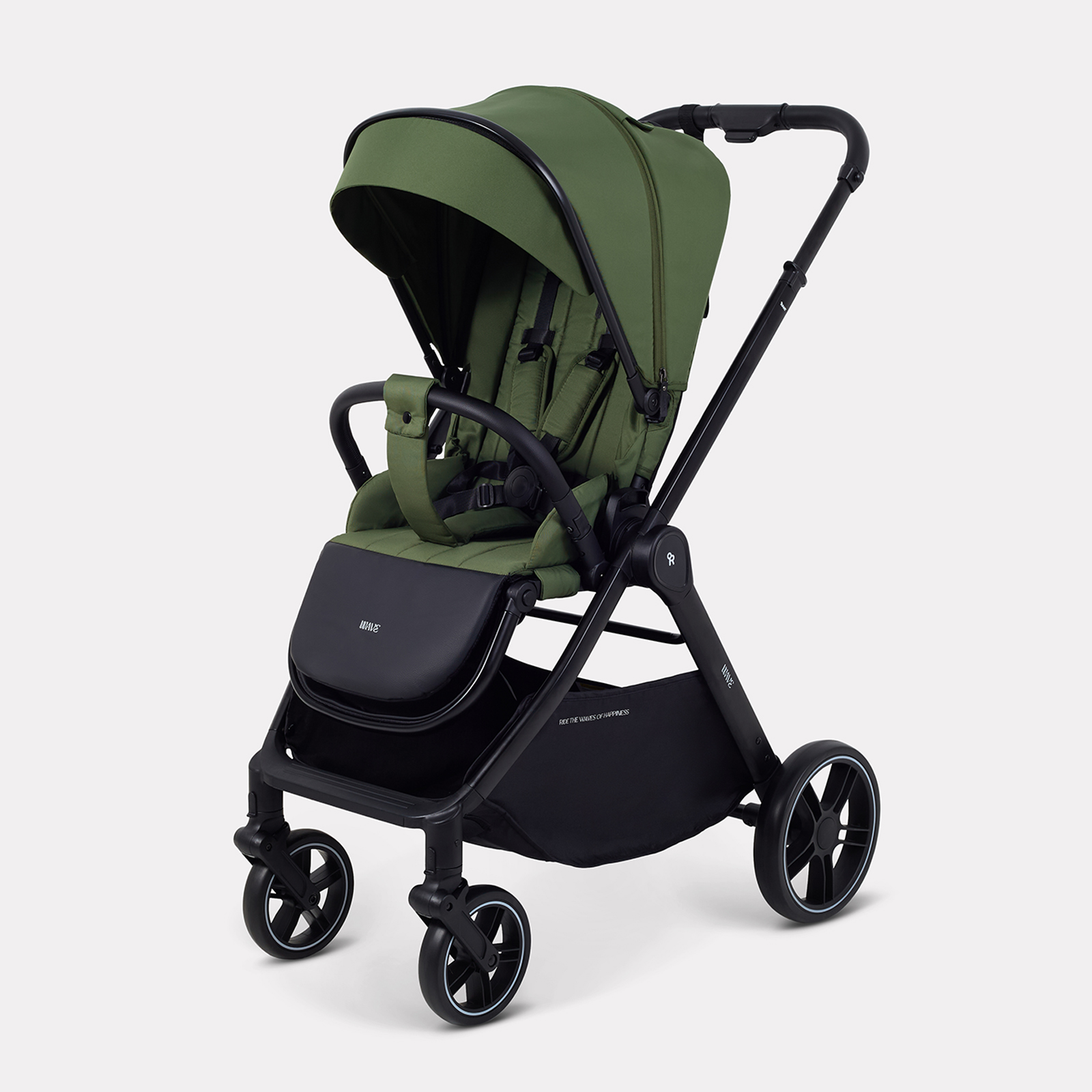 Коляска прогулочная Rant Basic Wave зеленый - фото 7