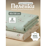 Пелёнка inlovery трикотаж 85х100 см 2 шт.