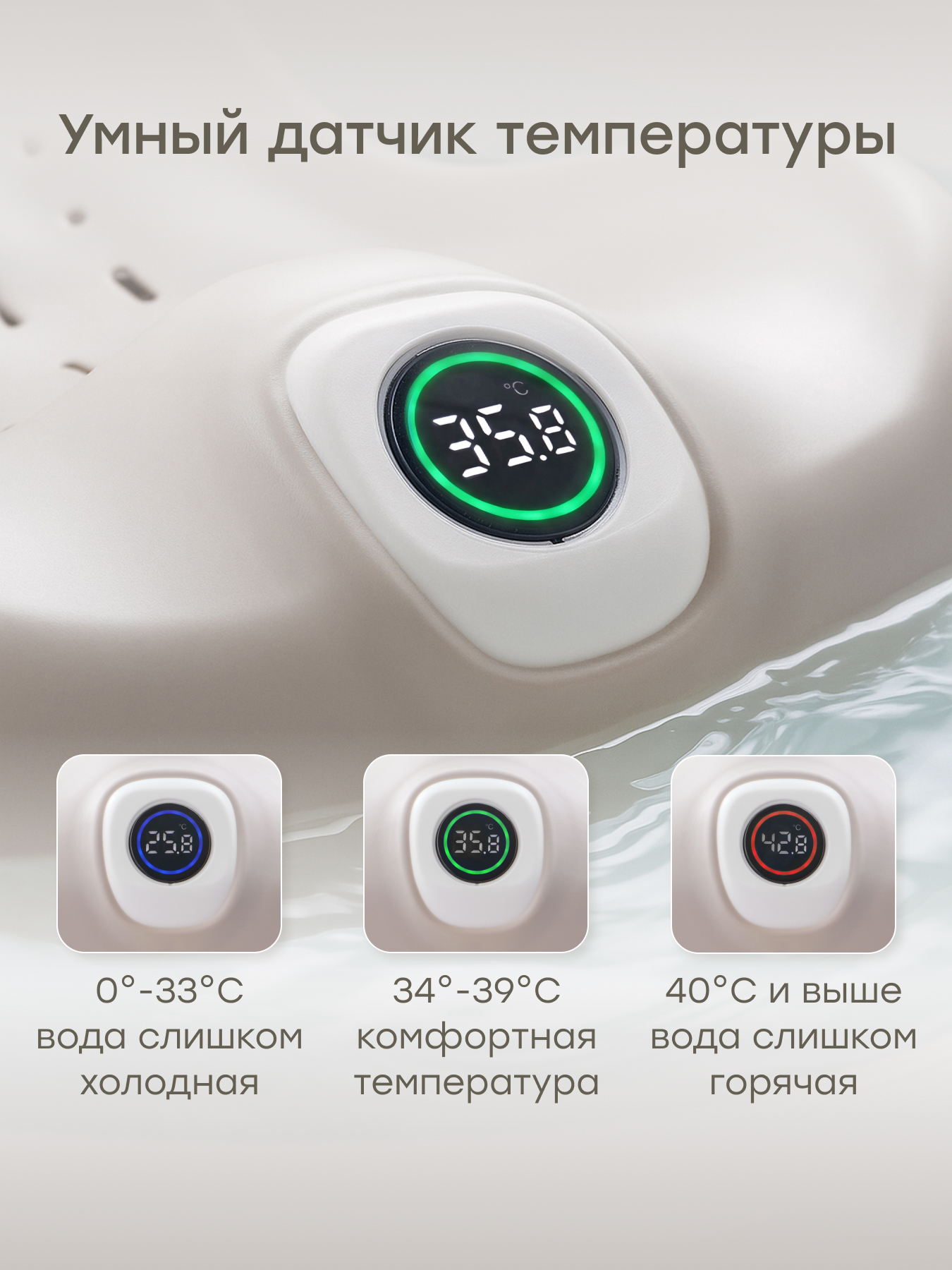 Горка для купания, ковш Happy Baby CHILLAS PRO набор серый - фото 3