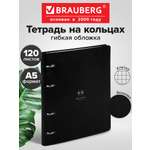 Тетрадь со сменным блоком Brauberg клетка 120 лист.