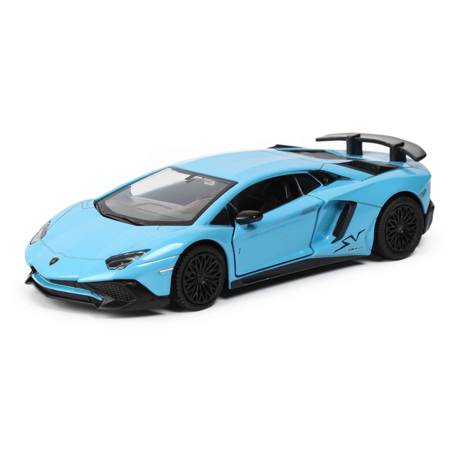 Автомобиль Mobicaro Lamborghini Aventador LP750-4SV 1:32 голубой в ассортименте 544990 - фото 5