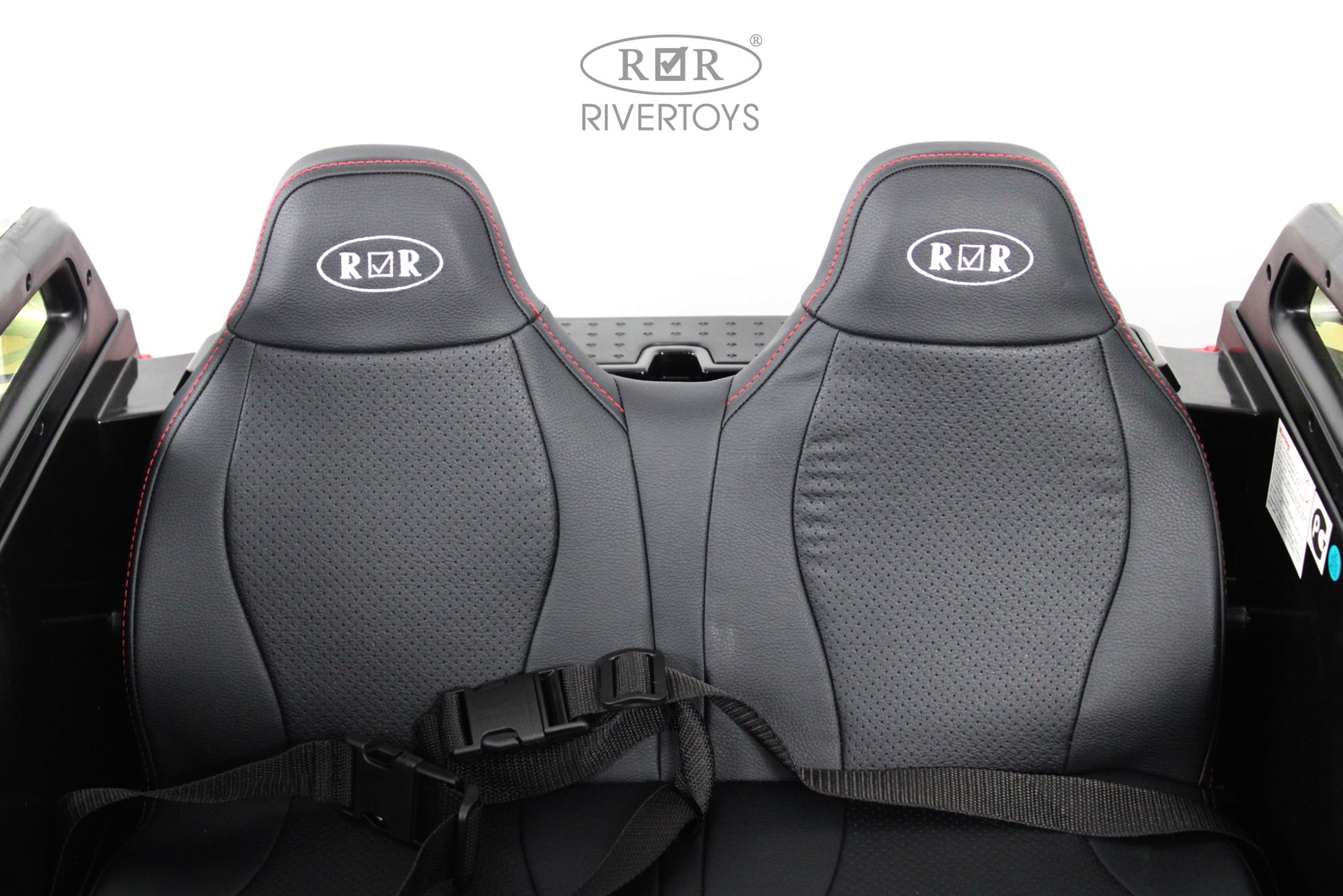 Электромобиль RIVERTOYS A707AA-LUX-NEW-GREEN-CAMOUF С пультом ДУ - фото 6