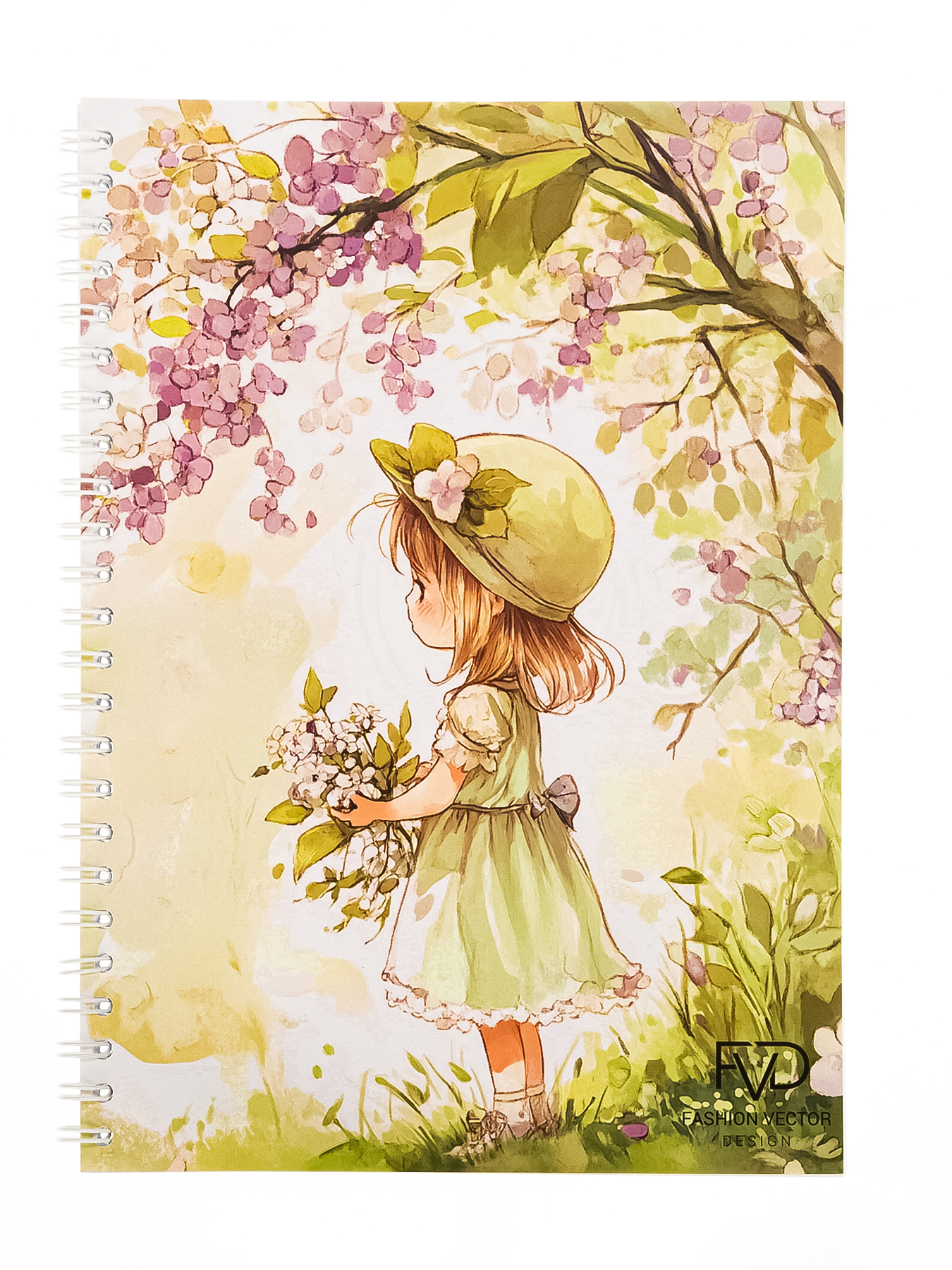 Раскраска Fashion Vector Design А5 30 листов Весенние цветы - фото 12