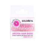 Solomeya Арома-резинка для волос Бабл-гам/ Aroma hair band Bubble Gum, набор из 3 шт bubble gum