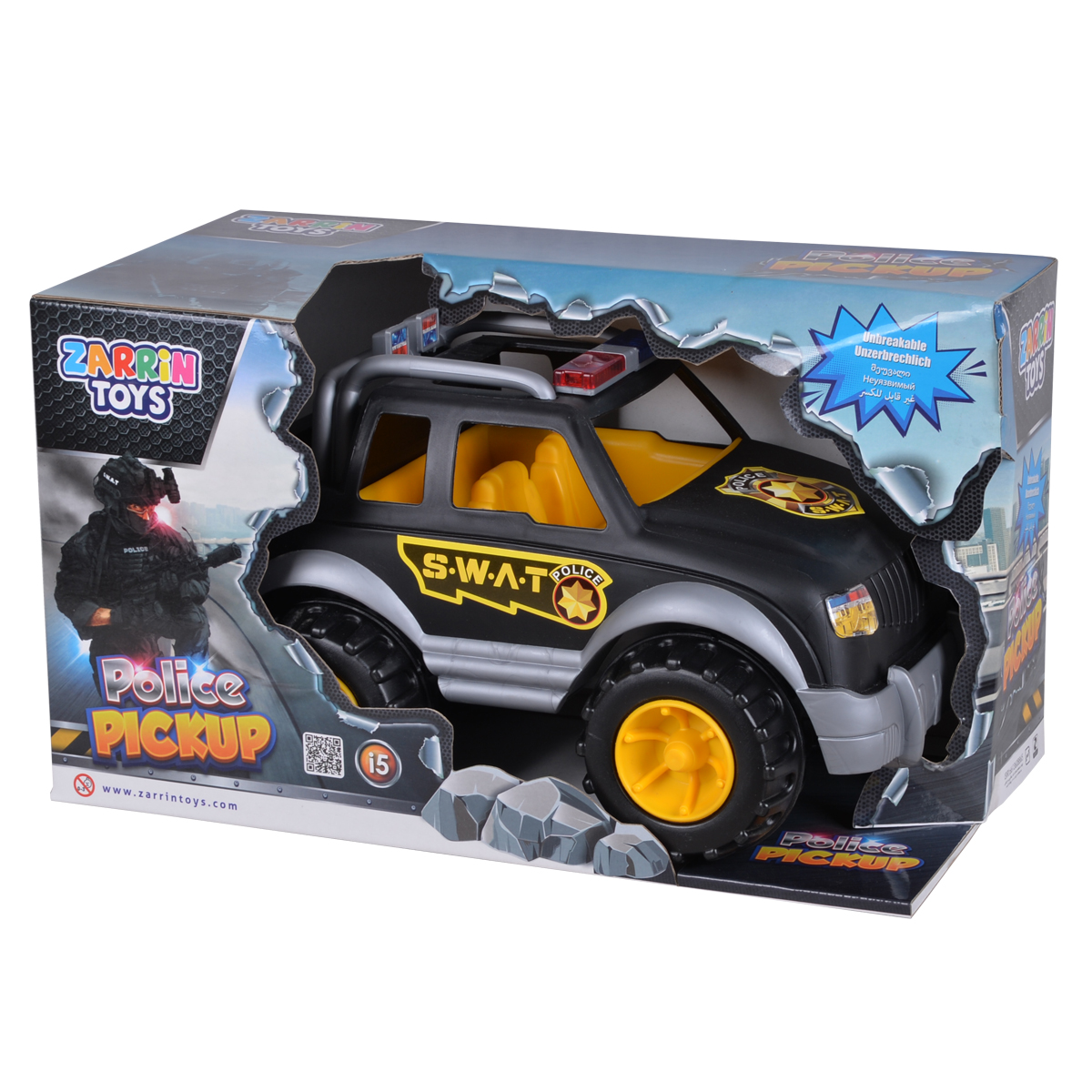 Автомобиль Zarrin Toys Jeep I5/черный - фото 3