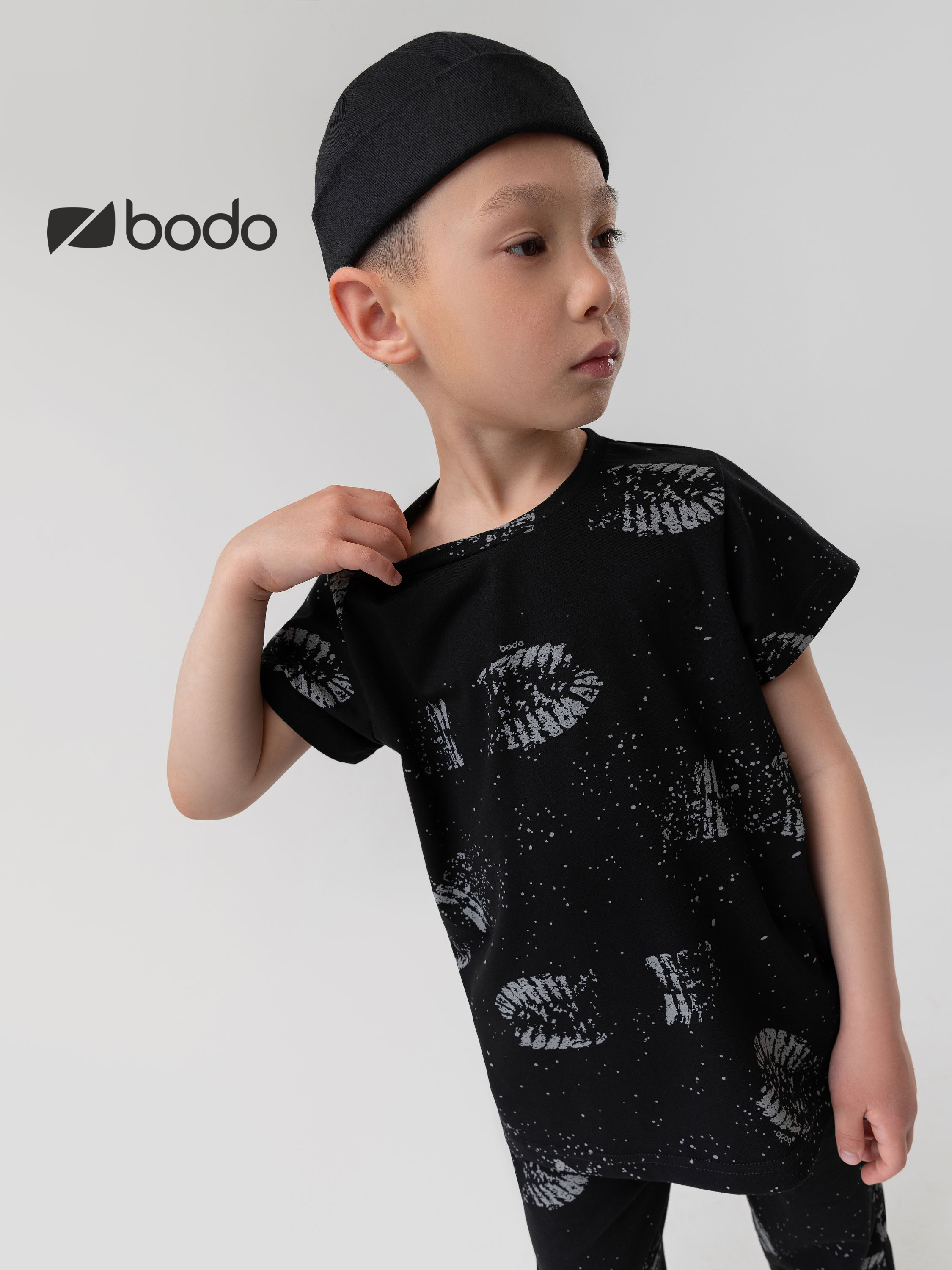 Костюм Bodo 11-360МU_черный (светло-серый) - фото 5