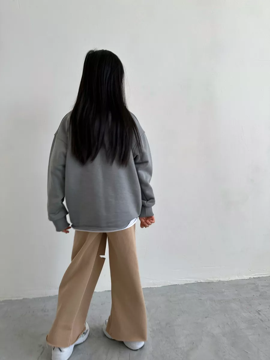 Свитшот ROOMY ESSENCE COMFYsw/grey - фото 6