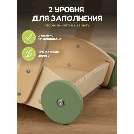 Игровой набор PAPPADO тележки и корзинки