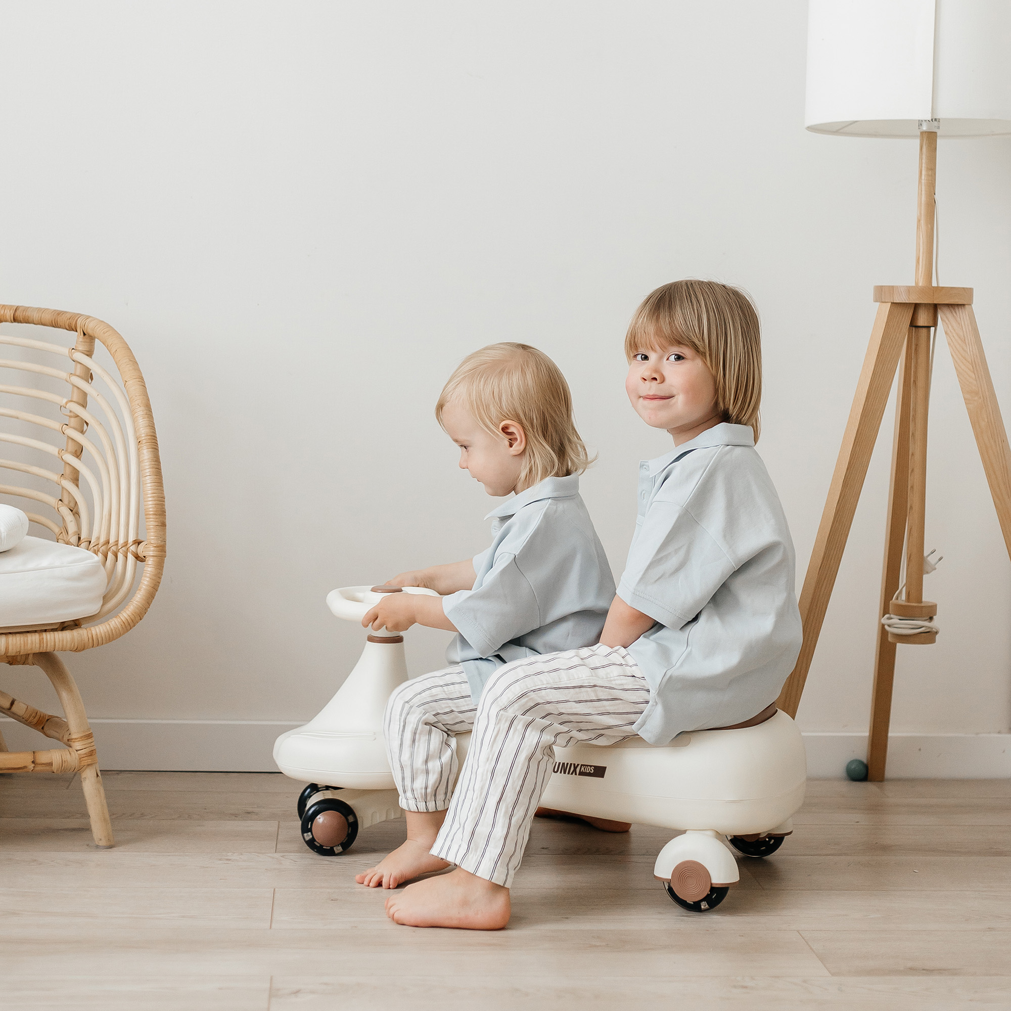 Пушкар UNIX Kids Bibicar бежевый на веревочке - фото 19