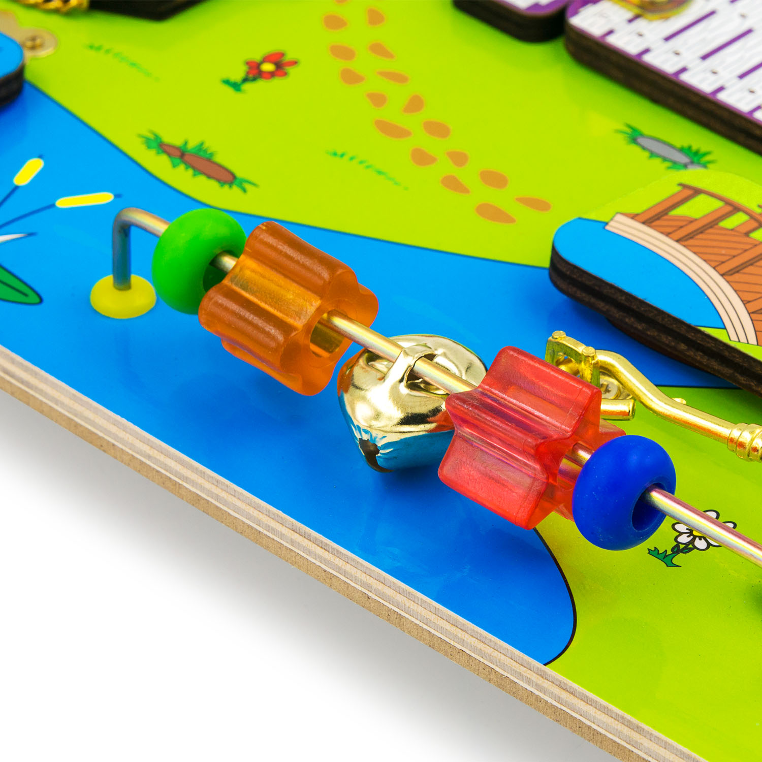 Игрушка Alatoys бизиборд Кто где живет в ассортименте - фото 12