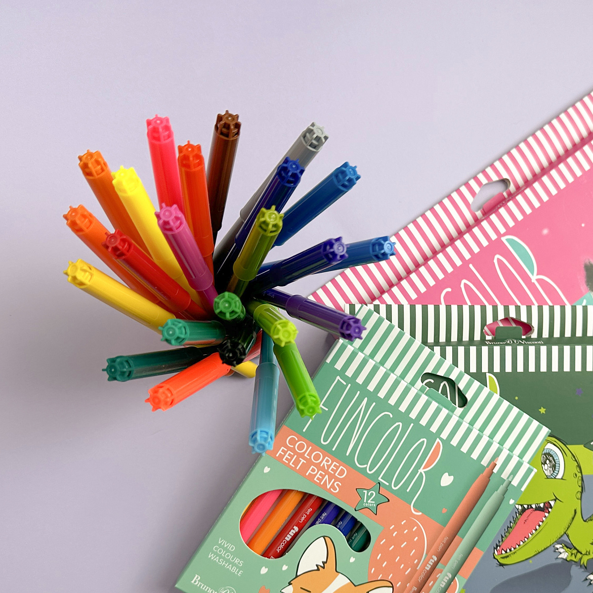 Фломастеры Bruno Visconti 24 цв. - фото 8