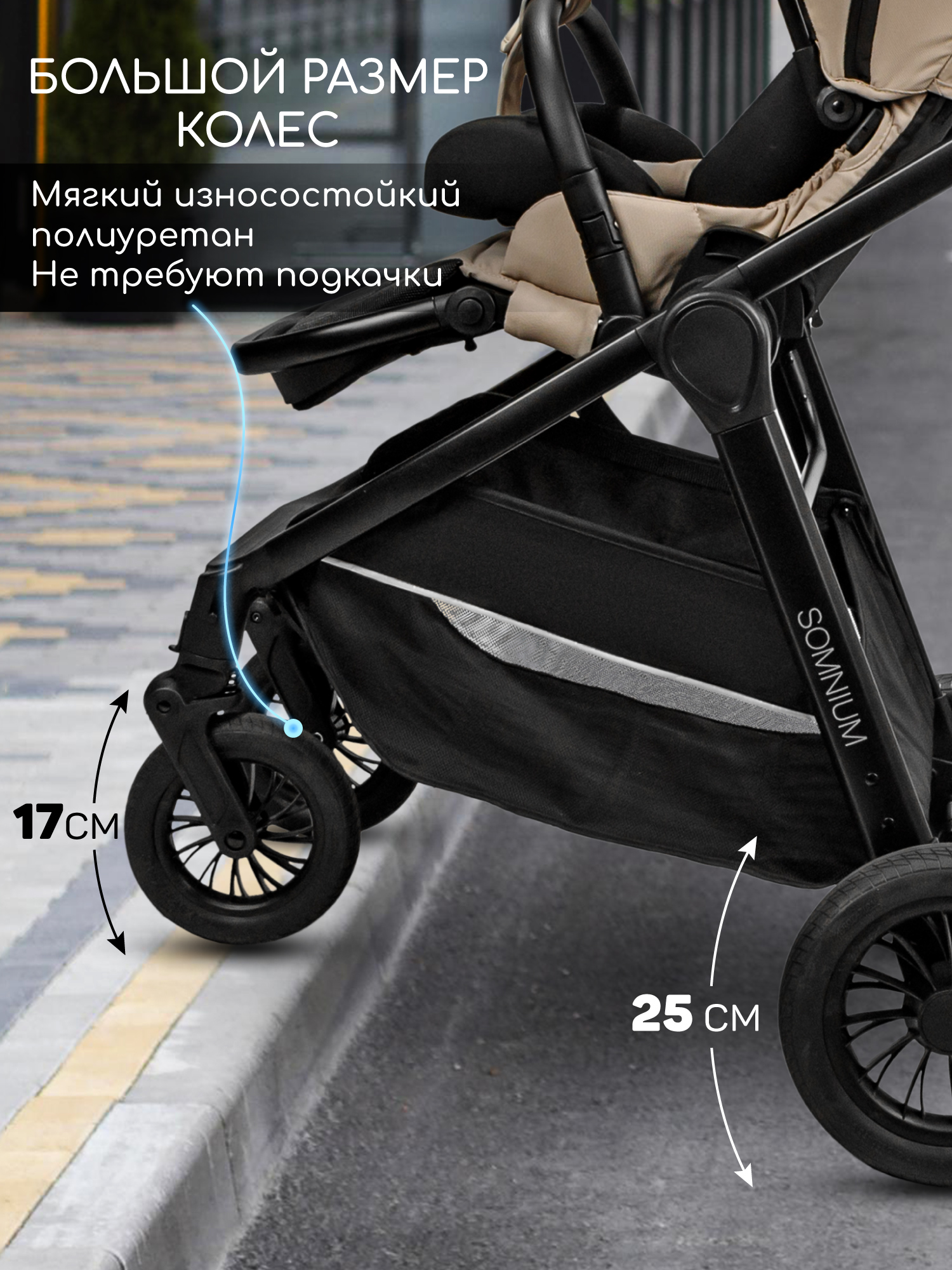 Коляска прогулочная Amarobaby Somnium - фото 5