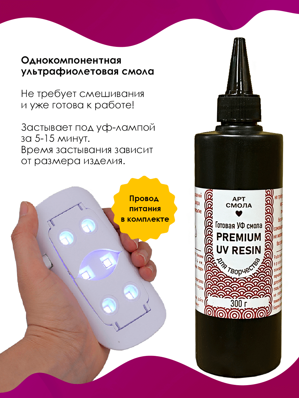 Набор для творчества Арт Смола эпоксидная смола BN-170 - фото 6