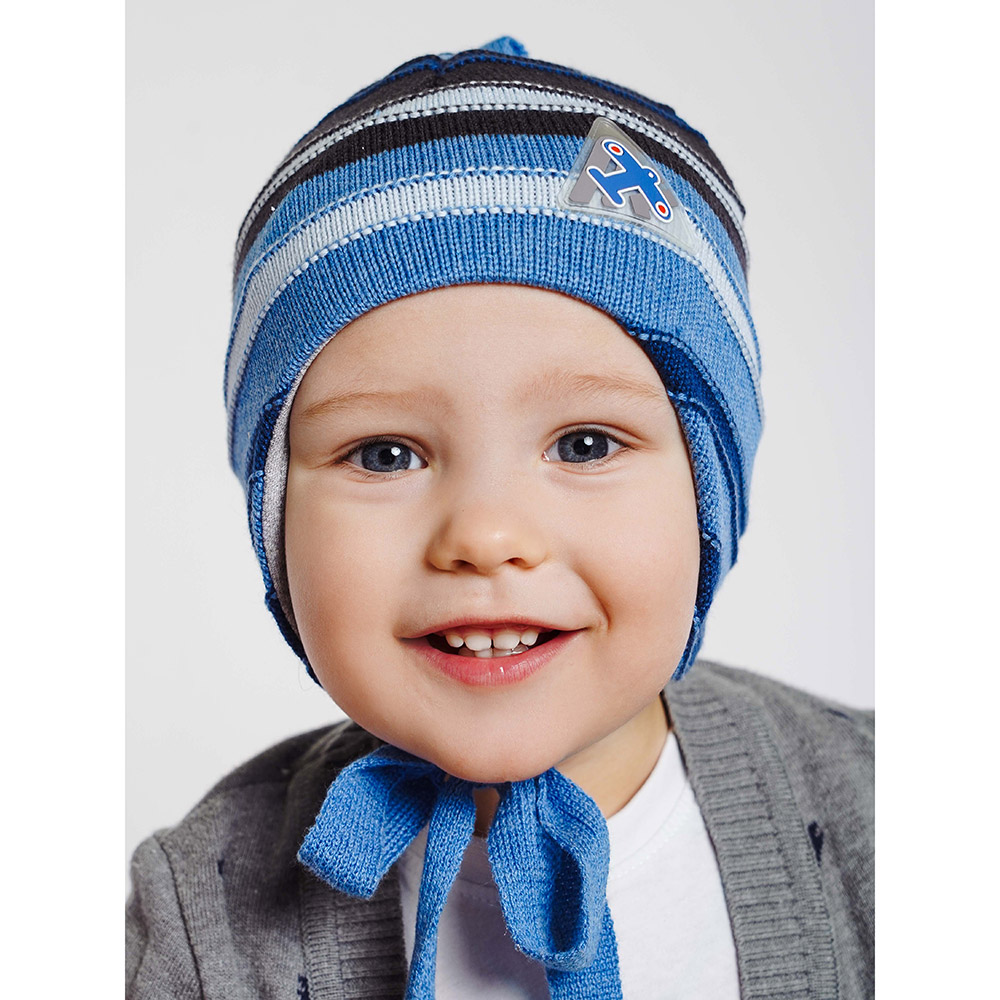 Шапка ПриКиндер B-Sp2148 Цвет: Джинса - фото 12