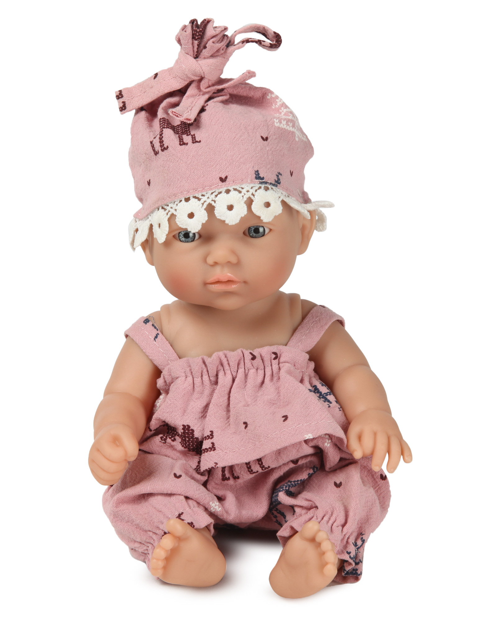 Изображение товара Кукла пупс Demi Star в розовом комбинезоне