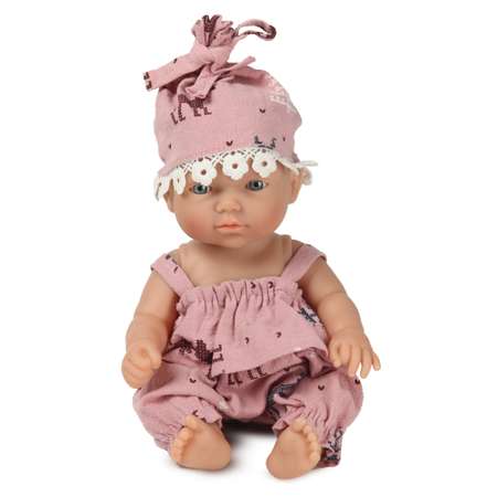 Кукла пупс Demi Star в розовом комбинезоне