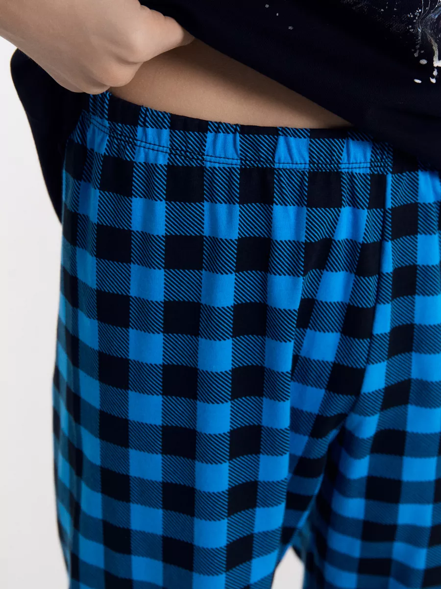 Пижама Mark Formelle (Марк Формэль) 563321/черный +черная клетка - фото 8