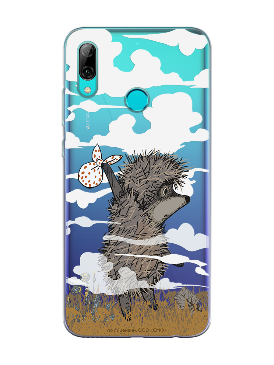 Силиконовый чехол Mcover для смартфона Huawei P Smart 2019 Honor 10 Lite Союзмультфильм Ежик в тумане и дымка - фото 1