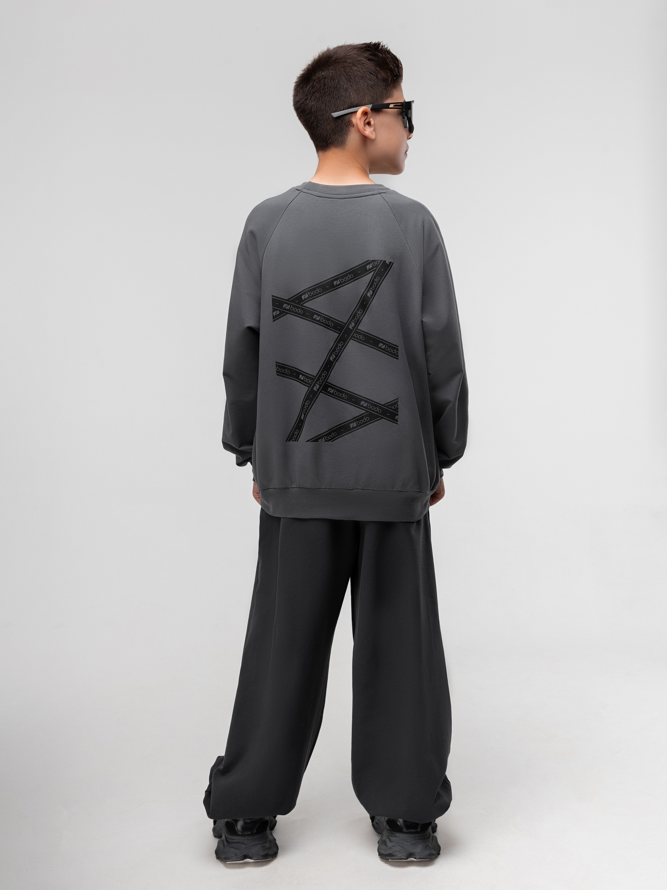 Брюки спортивные Bodo 37-81MU_темно-серый - фото 4