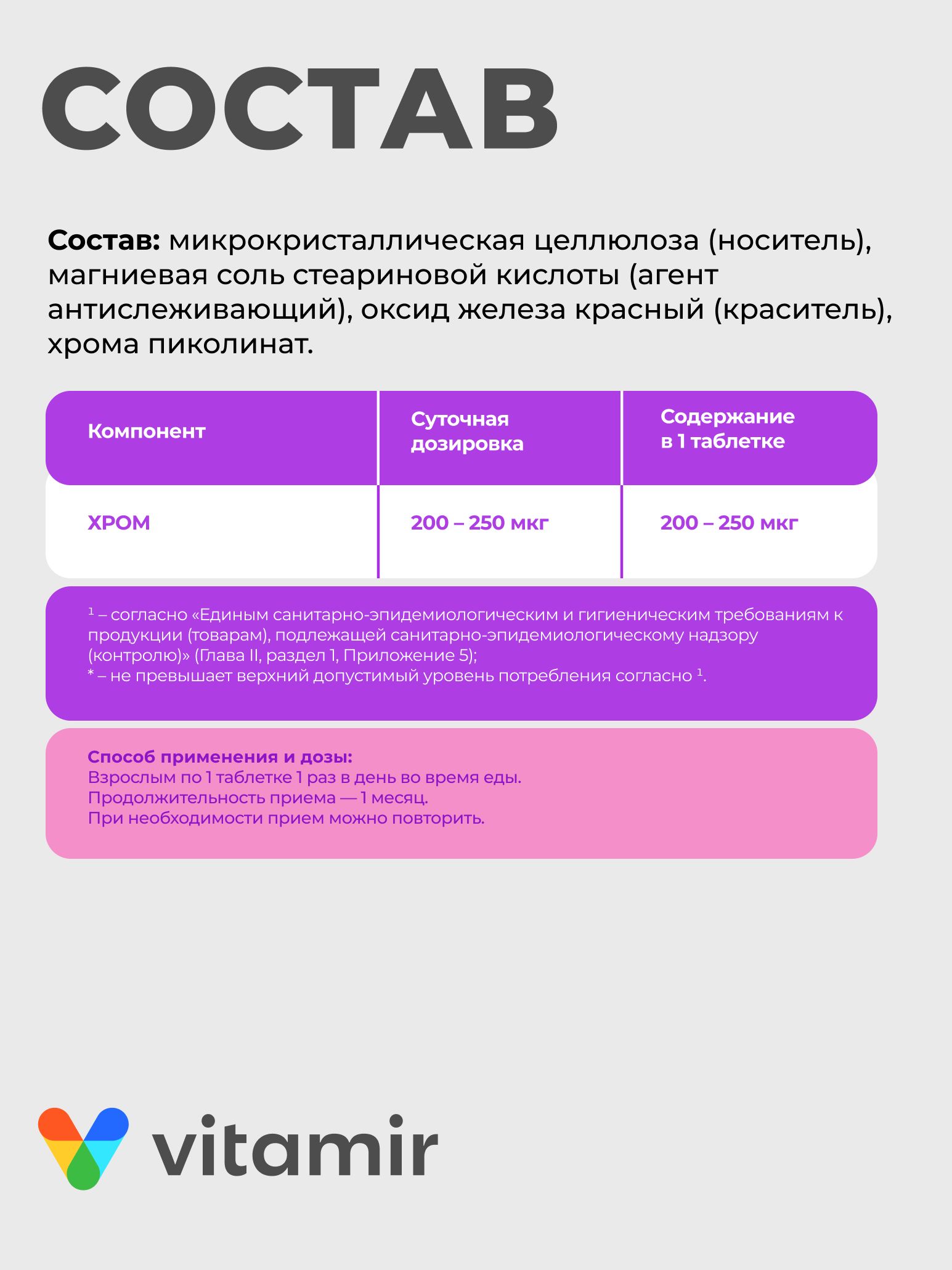 БАД для снижения веса VITAMIR снижение веса - фото 3