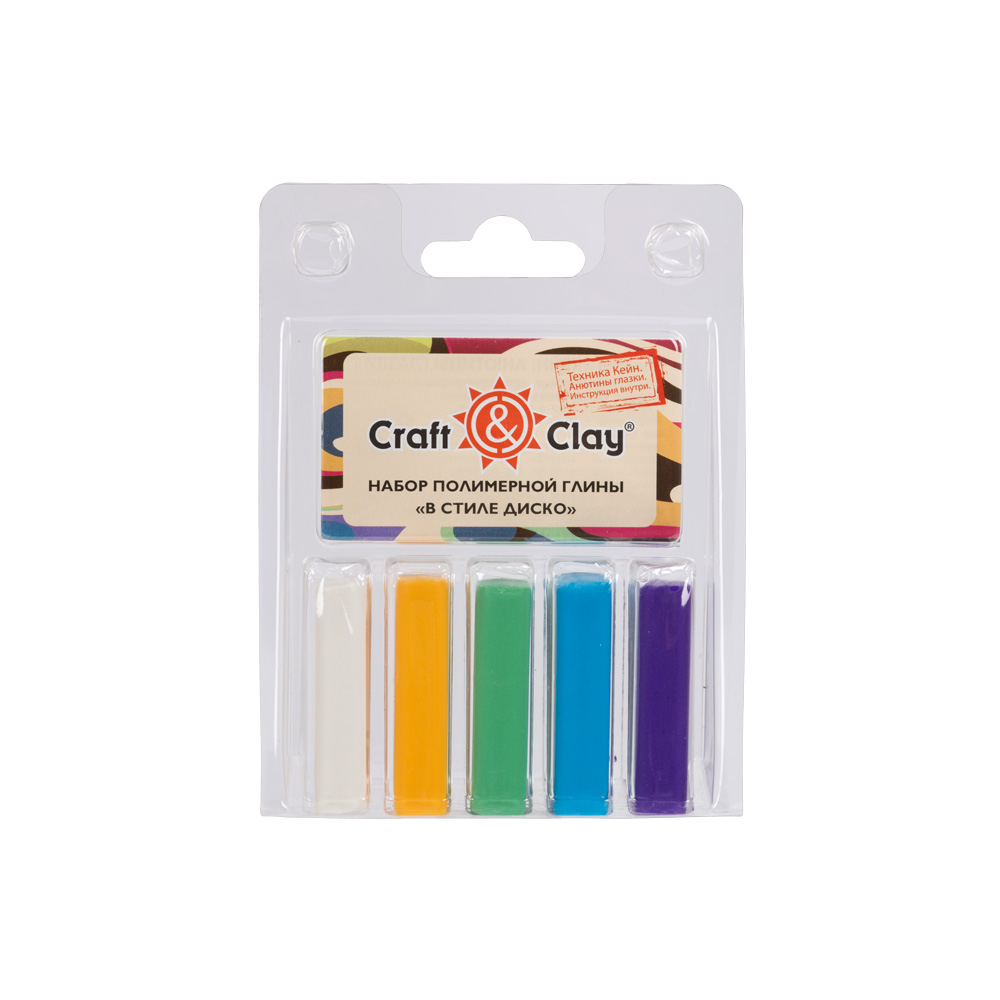 Глина Craft and Clay 5 цв. - фото 1