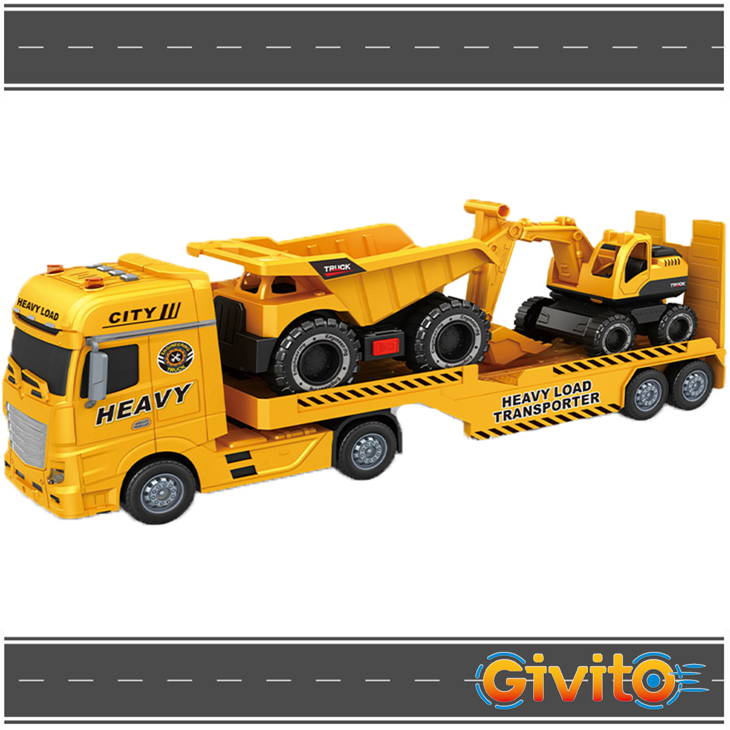 Автовоз Givito Инженерный транспортер G235-477 - фото 5