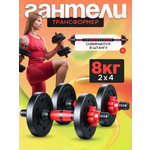 Набор блинов с грифом БлинДаГриф Гантель 4кг 2шт