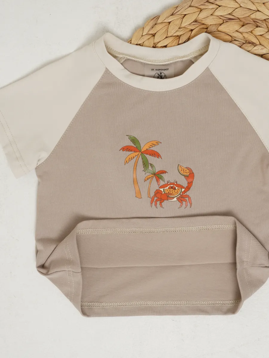 Костюм Супер Пупс кост/реглан/окант/латте/краб - фото 16